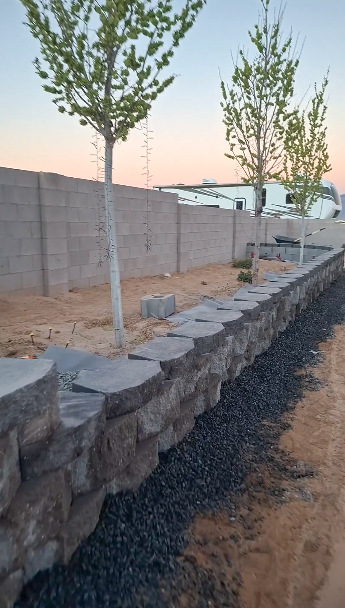 Backyard Landscaping.